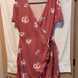 Floral Wrap Dress